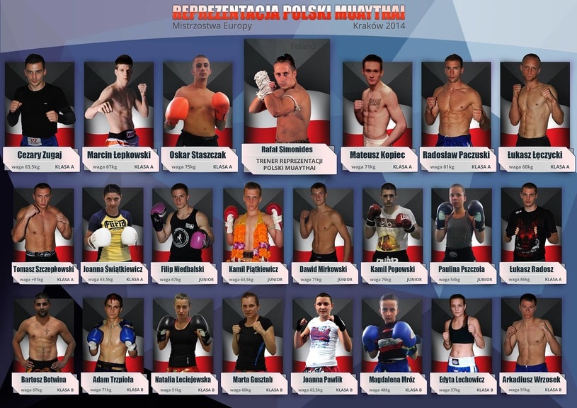 Reprezentacja Polski Muay Thai 2014 r Kraków